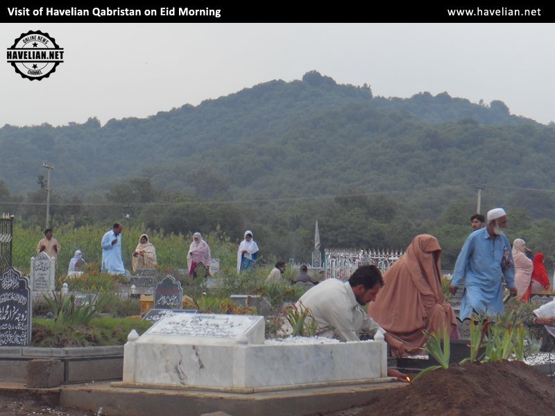 Visit of Havelian, Qabristan on Eid Morning