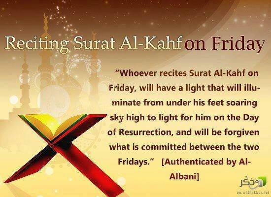 surah al-kahf, benfits, day of judgment, Allah, islam