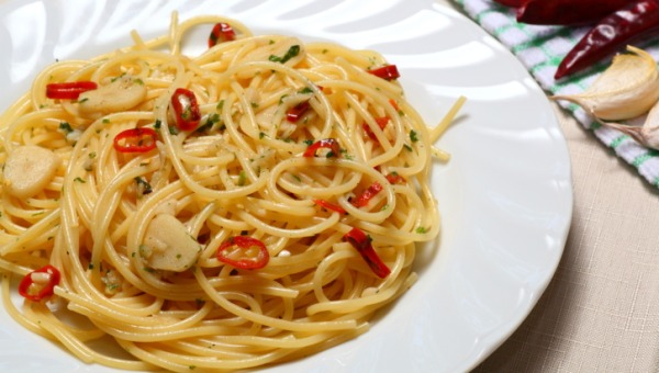 easy, garlic, pasta, quick, spaghetti