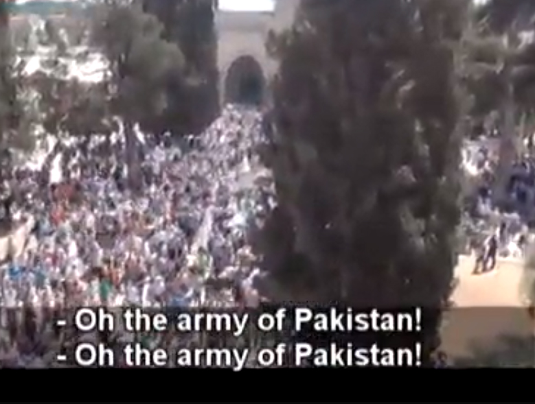 videos, islamic, israel, jerusalem, video of israeli muslims calling pakistan army for help