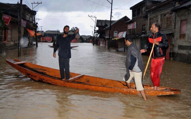 Flood in Kashmir, occupied Kashmir, independent Kashmir
